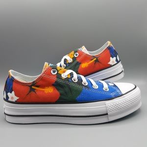 Converse All Stars Lift Ox Platform Flowers Hawaii